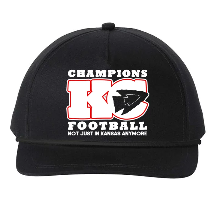 Kansas City Football Champions Snapback Five-Panel Rope Hat