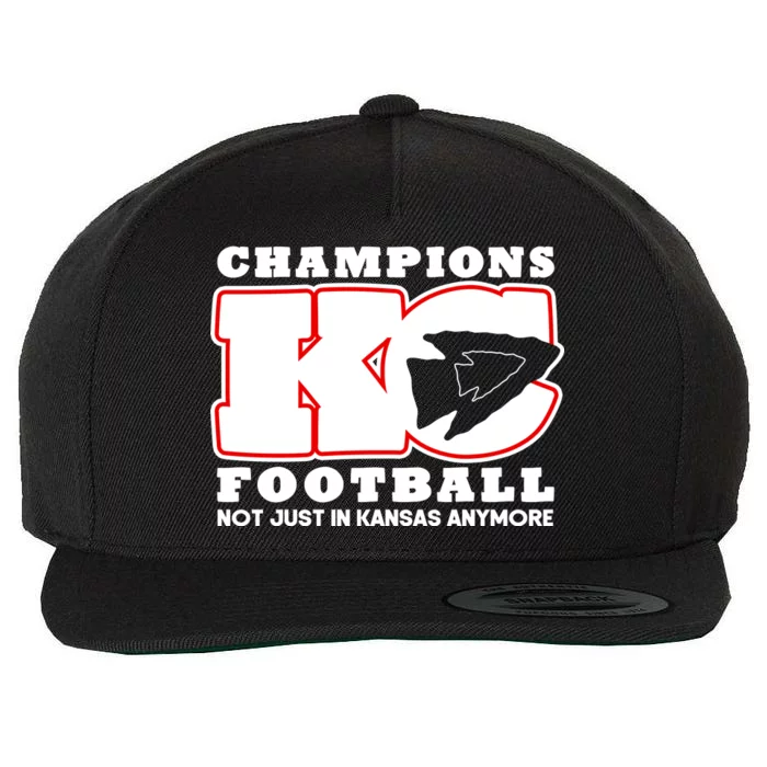 Kansas City Football Champions Wool Snapback Cap