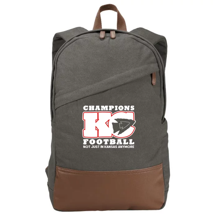 Kansas City Football Champions Cotton Canvas Backpack