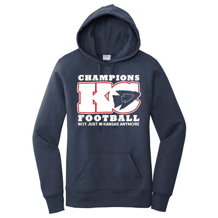 Kansas City Football Champions Women's Pullover Hoodie