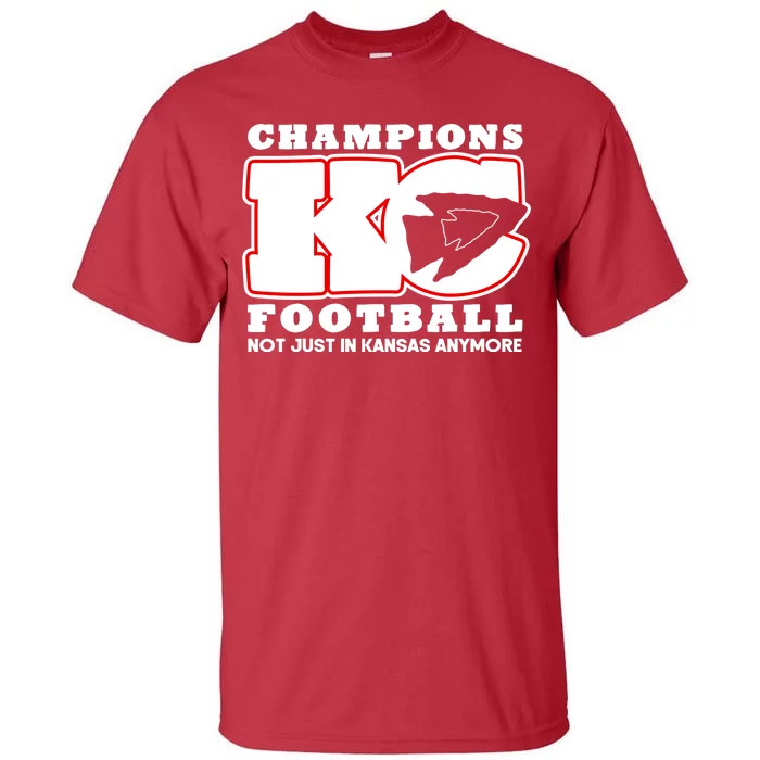 Kansas City Football Champions Tall T-Shirt