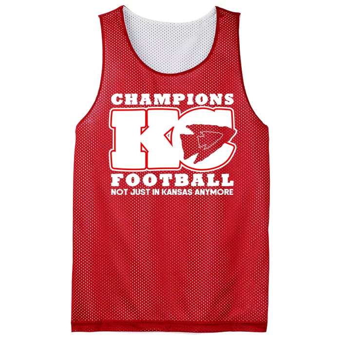 Kansas City Football Champions Mesh Reversible Basketball Jersey Tank