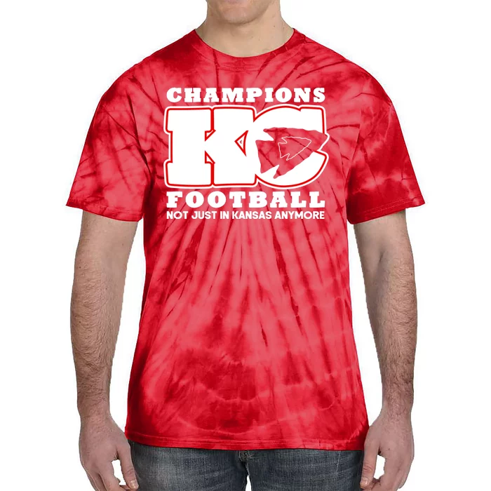 Kansas City Football Champions Tie-Dye T-Shirt