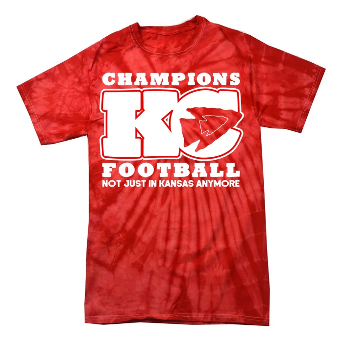 Kansas City Football Champions Tie-Dye T-Shirt