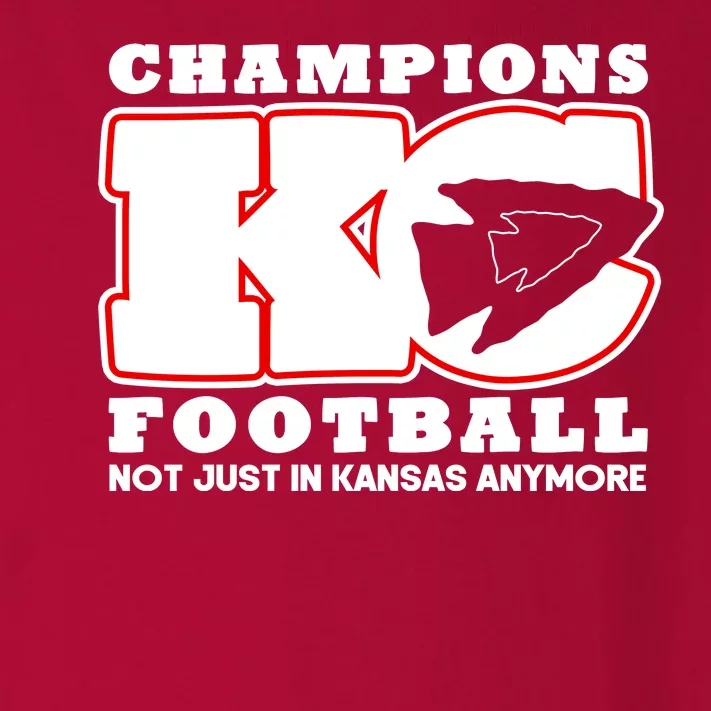 Kansas City Football Champions Toddler Long Sleeve Shirt