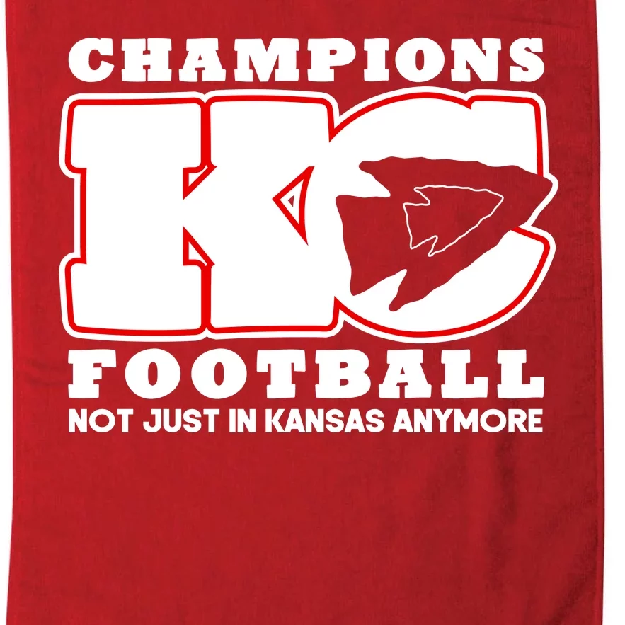 Kansas City Football Champions Platinum Collection Golf Towel