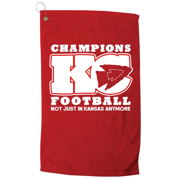 Kansas City Football Champions Platinum Collection Golf Towel