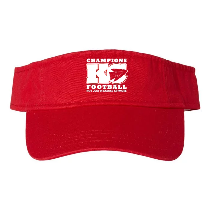 Kansas City Football Champions Valucap Bio-Washed Visor