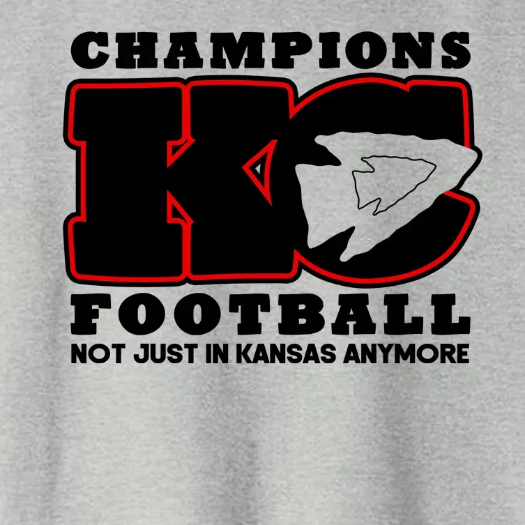 Kansas City Football Champions Women's Crop Top Tee