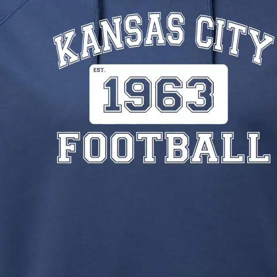 Kansas City Football Est. 1963 Performance Fleece Hoodie