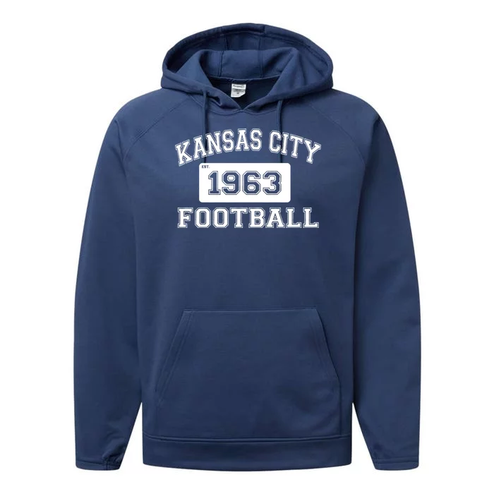 Kansas City Football Est. 1963 Performance Fleece Hoodie