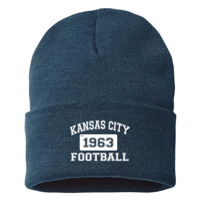 Kansas City Football Est. 1963 Sustainable Knit Beanie