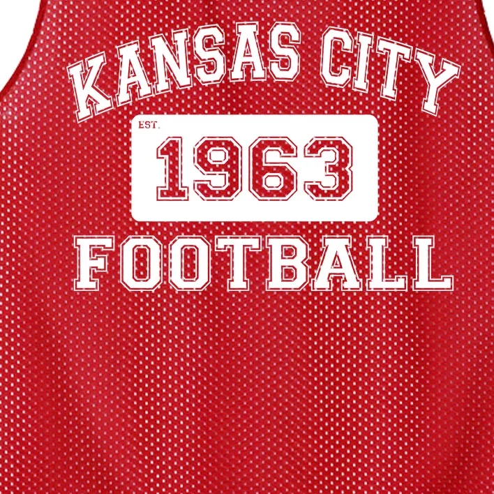 Kansas City Football Est. 1963 Mesh Reversible Basketball Jersey Tank