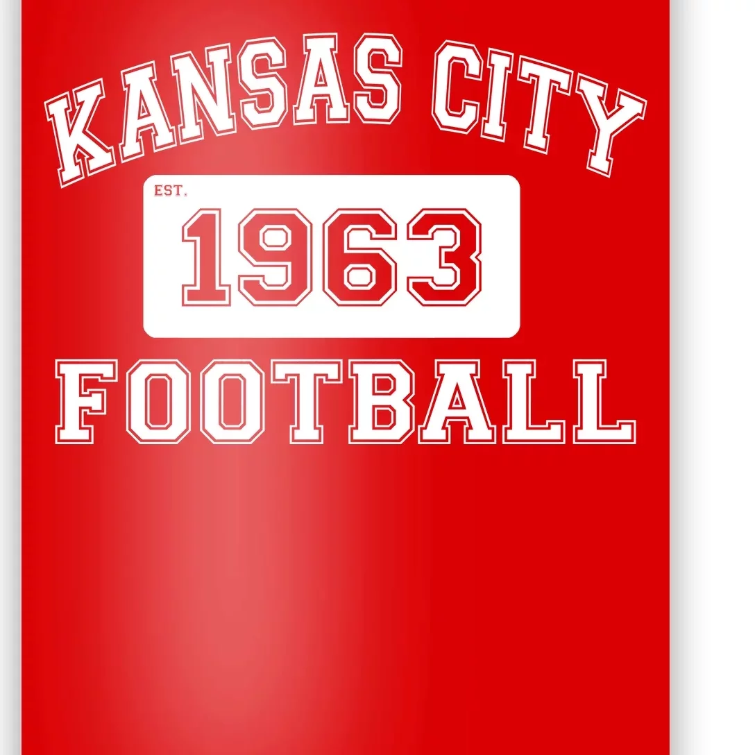 Kansas City Football Est. 1963 Poster