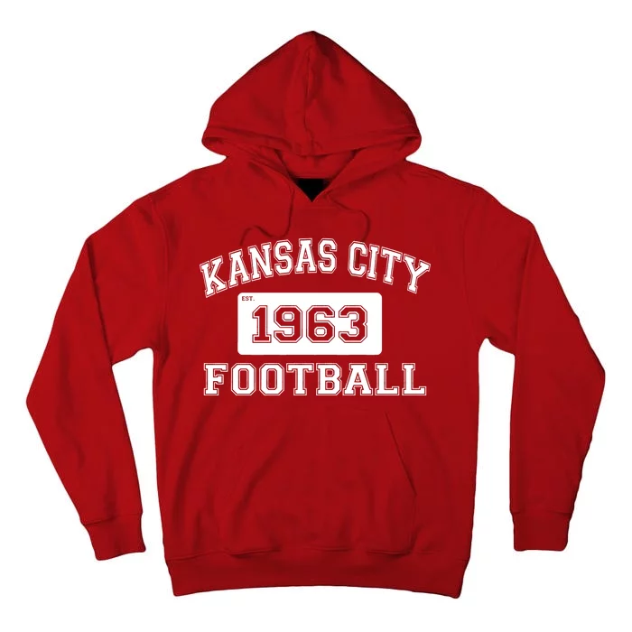 Kansas City Football Est. 1963 Tall Hoodie