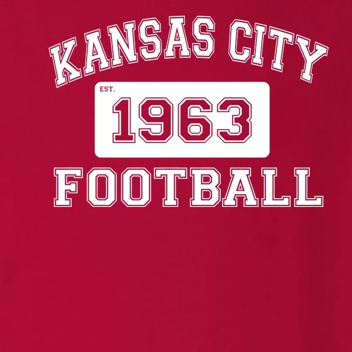 Kansas City Football Est. 1963 Toddler Long Sleeve Shirt