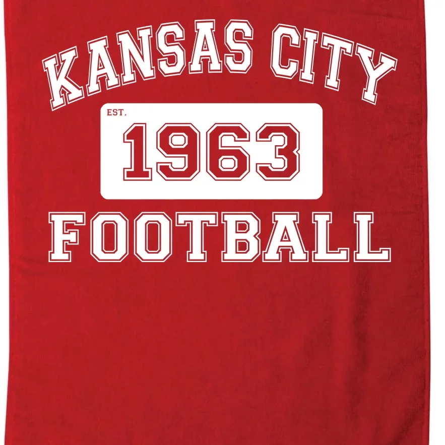 Kansas City Football Est. 1963 Platinum Collection Golf Towel