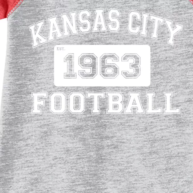 Kansas City Football Est. 1963 Infant Baby Jersey Bodysuit