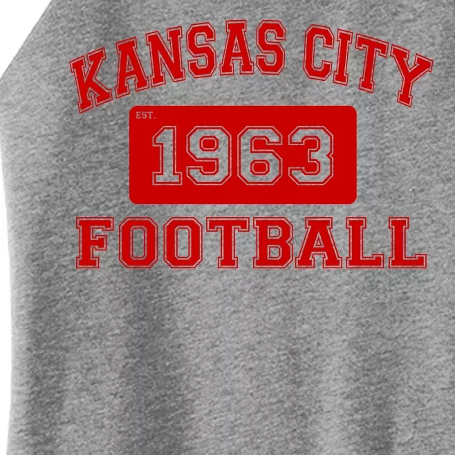 Kansas City Football Est. 1963 Women’s Perfect Tri Rocker Tank