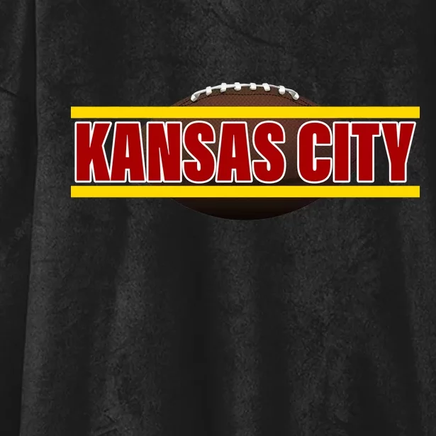 Kansas City Football Logo Hooded Wearable Blanket