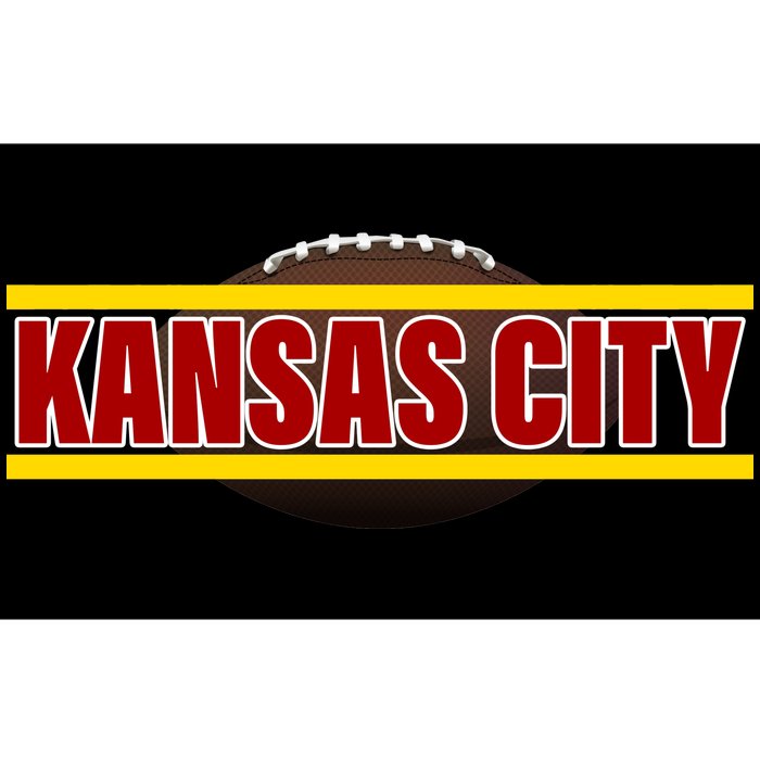 Kansas City Football Logo Bumper Sticker