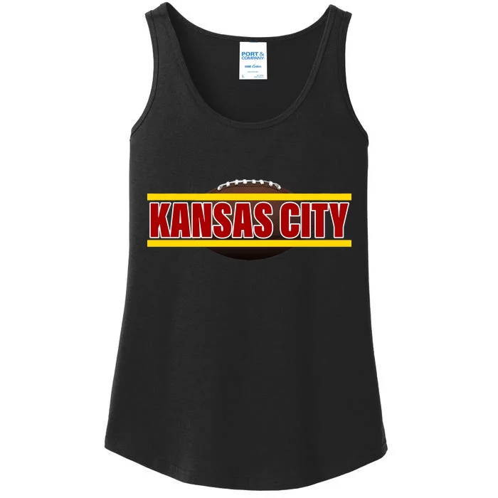 Kansas City Football Logo Ladies Essential Tank