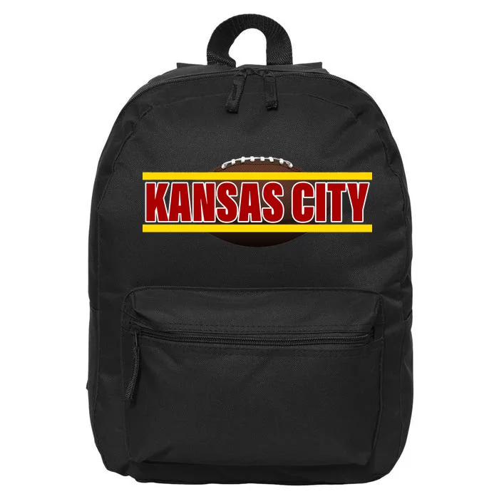 Kansas City Football Logo 16 in Basic Backpack