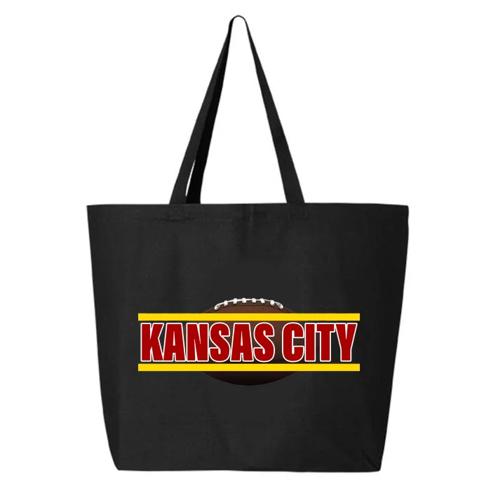 Kansas City Football Logo 25L Jumbo Tote