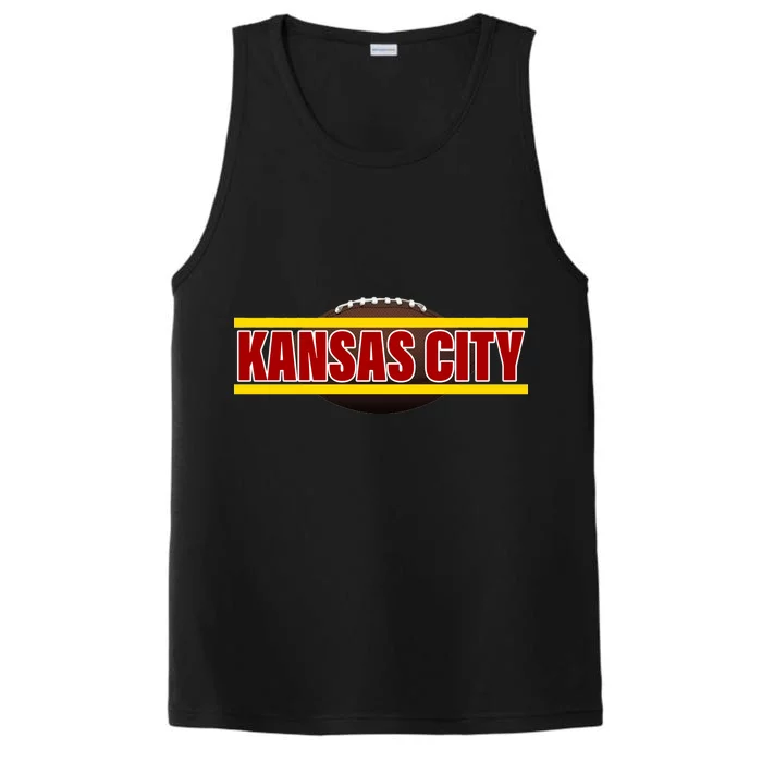 Kansas City Football Logo Performance Tank