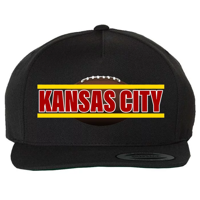 Kansas City Football Logo Wool Snapback Cap