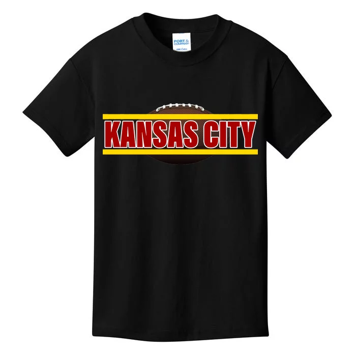 Kansas City Football Logo Kids T-Shirt