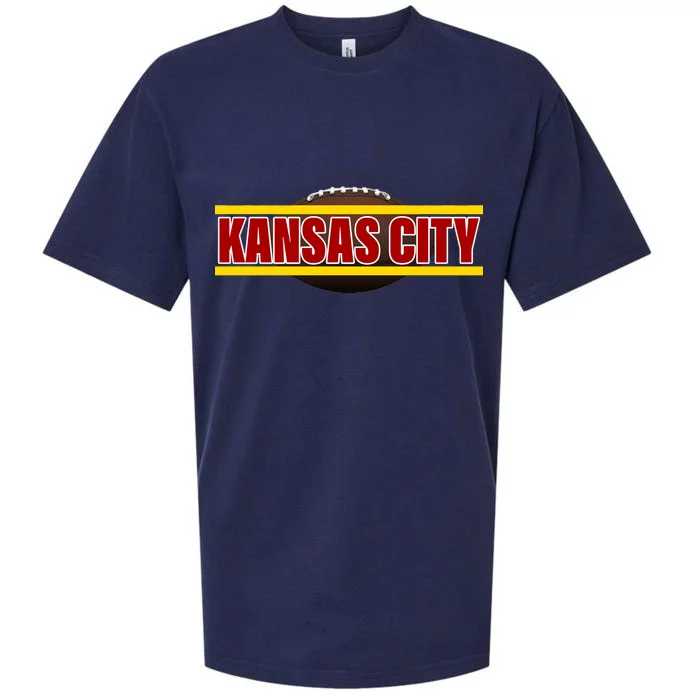 Kansas City Football Logo Sueded Cloud Jersey T-Shirt