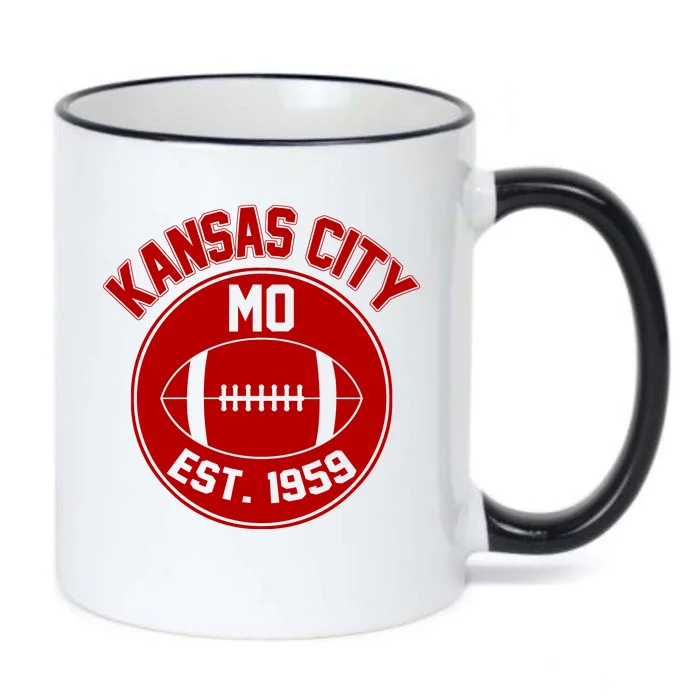 Kansas City Football MO Retro Chief Black Color Changing Mug