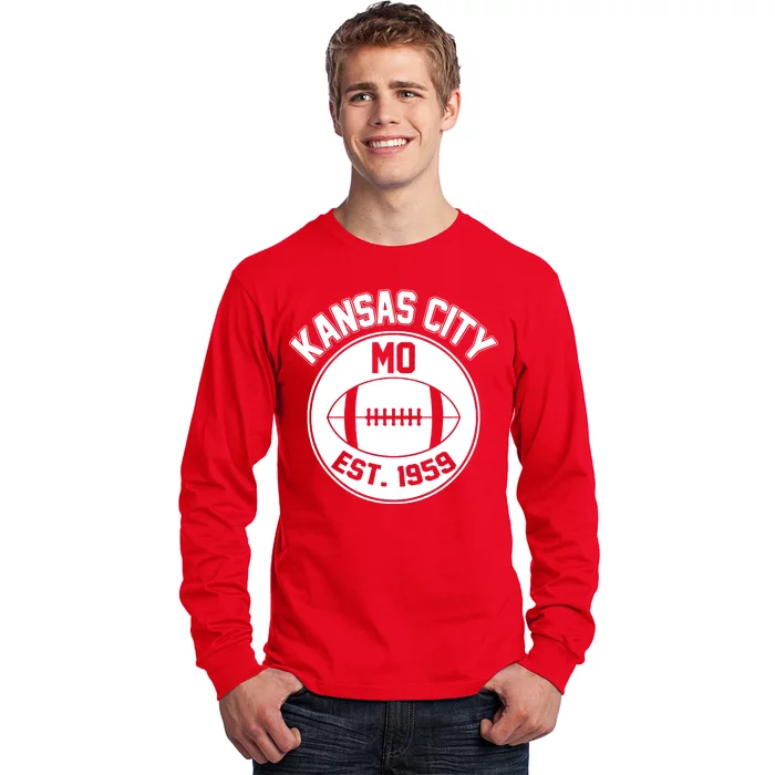 Kansas City Football MO Retro Chief Long Sleeve Shirt