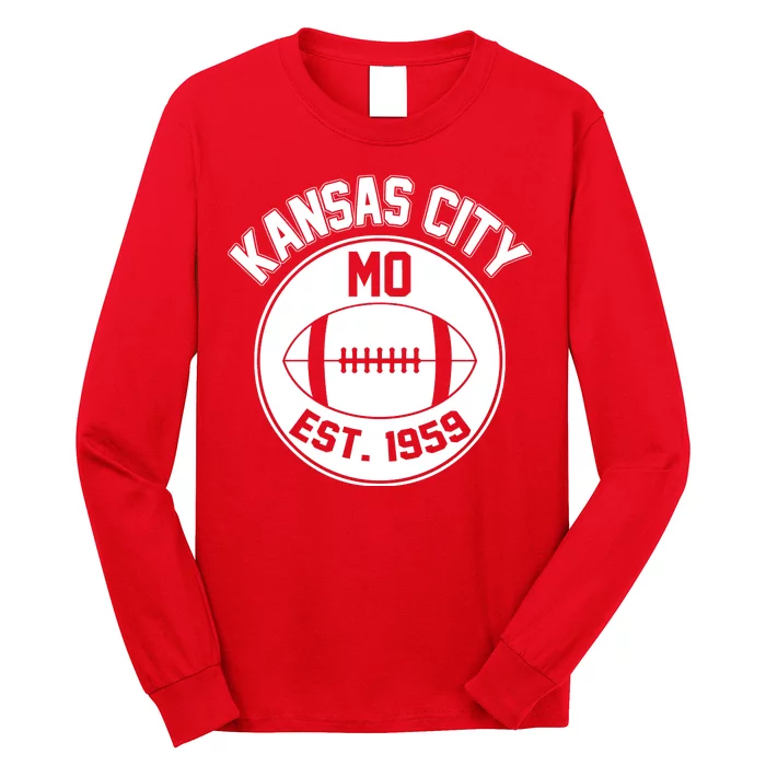 Kansas City Football MO Retro Chief Long Sleeve Shirt