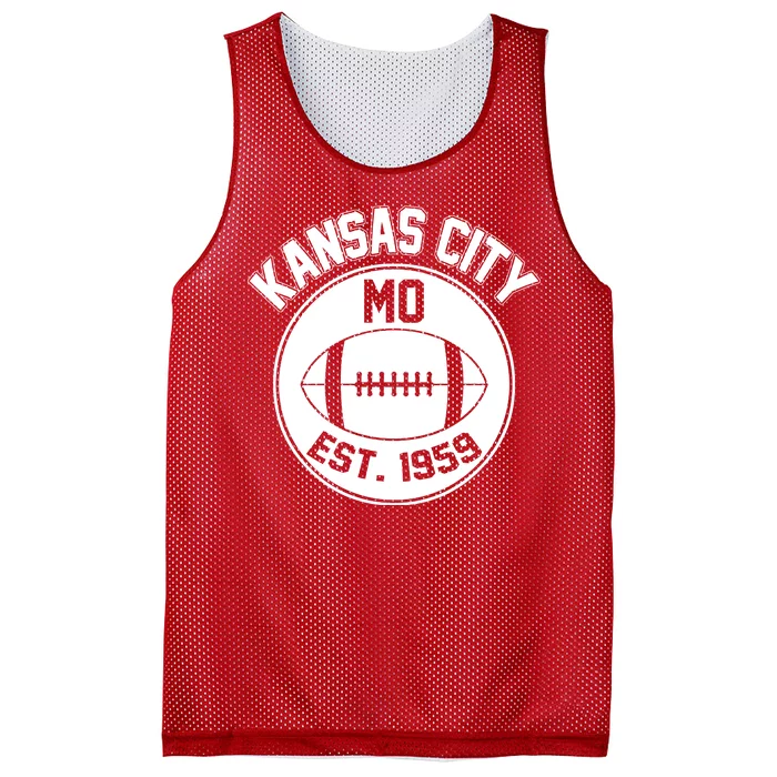 Kansas City Football MO Retro Chief Mesh Reversible Basketball Jersey Tank