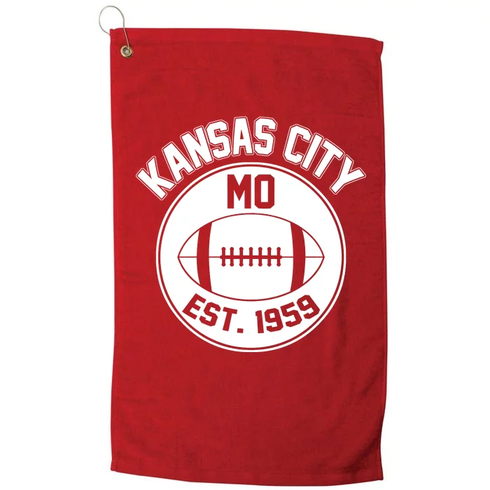 Kansas City Football MO Retro Chief Platinum Collection Golf Towel