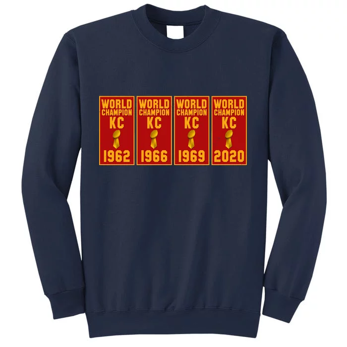 Kansas City Football World Champion Banners Sweatshirt