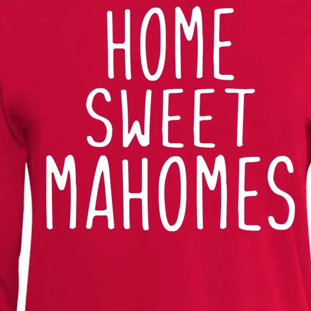 Kansas City Home Sweet Mahomes Womens Cotton Relaxed Long Sleeve T-Shirt