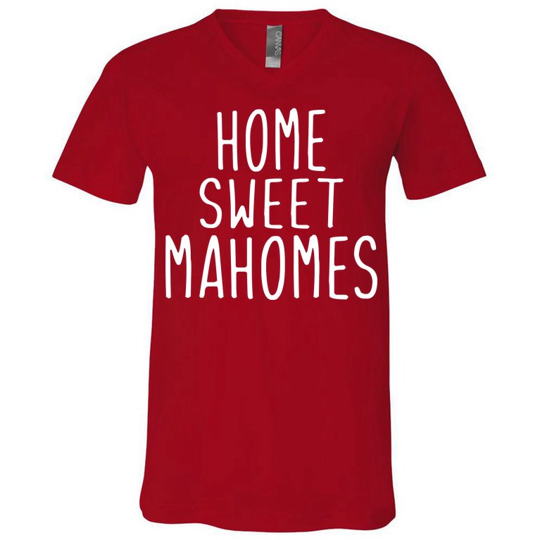 Kansas City Home Sweet Mahomes V-Neck T-Shirt