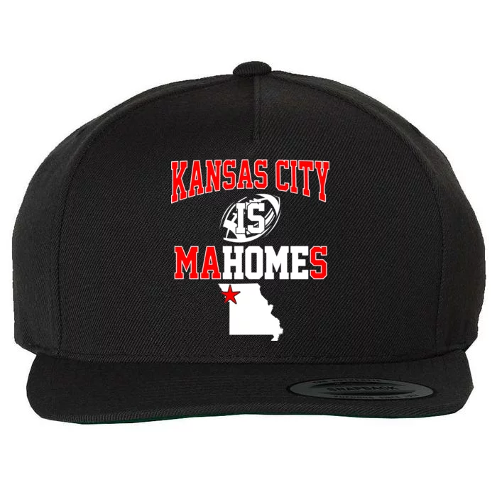 Kansas City is Mahomes Wool Snapback Cap