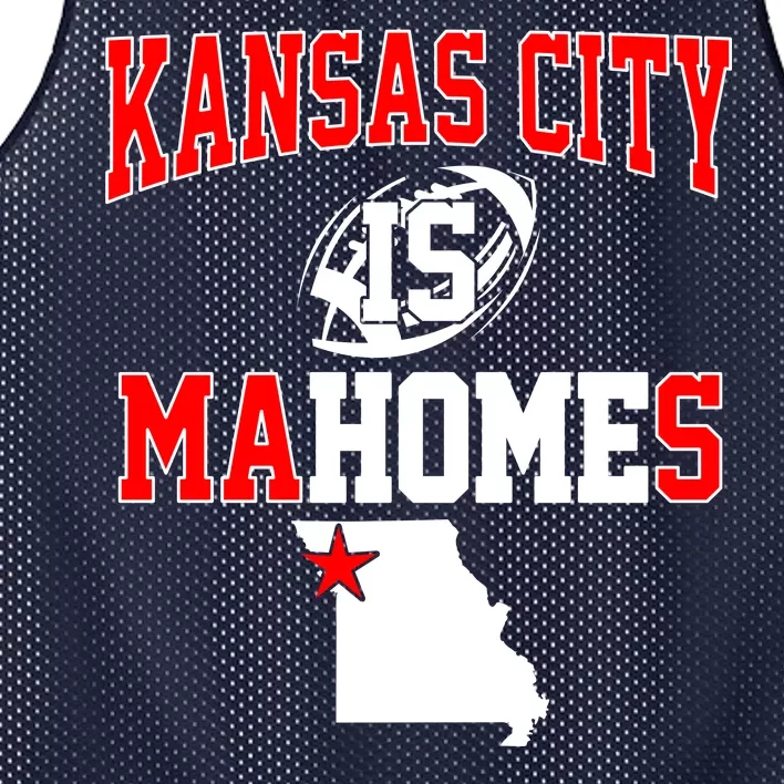 Kansas City is Mahomes Mesh Reversible Basketball Jersey Tank