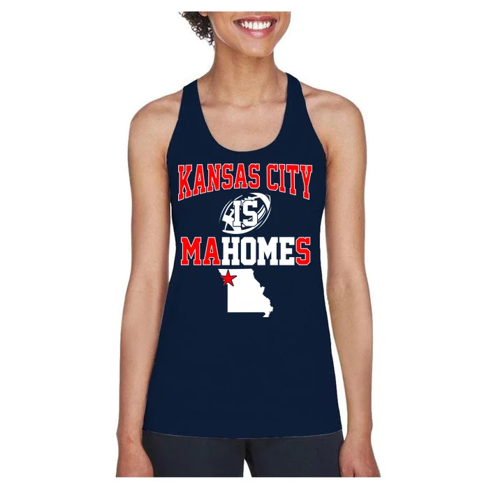 Kansas City is Mahomes Women's Racerback Tank