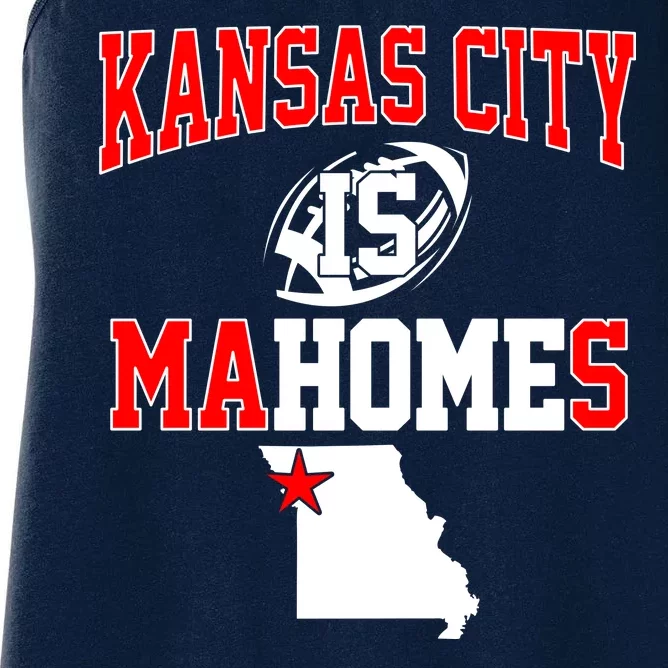 Kansas City is Mahomes Women's Racerback Tank