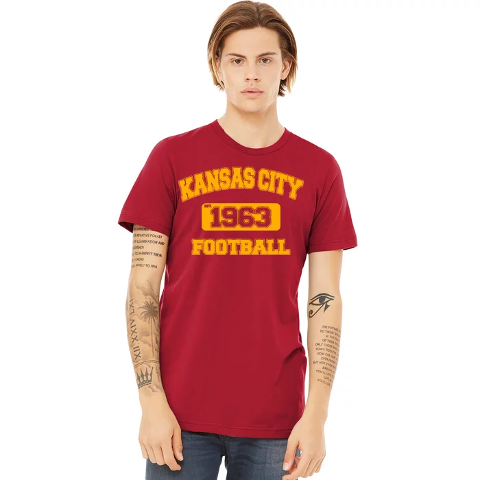 Kansas City KC Football Est 1960 Premium T-Shirt