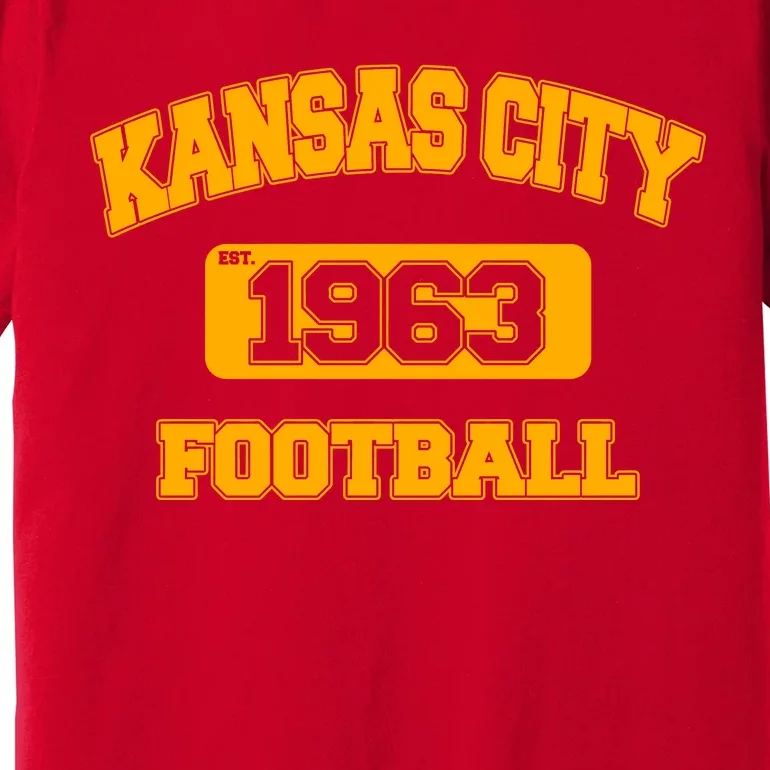 Kansas City KC Football Est 1960 Premium T-Shirt