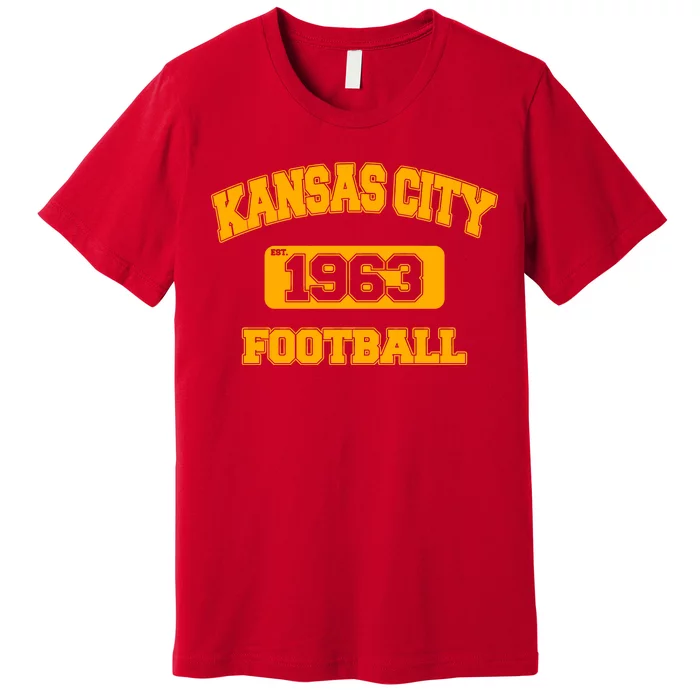 Kansas City KC Football Est 1960 Premium T-Shirt