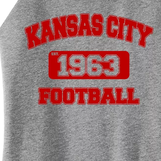 Kansas City KC Football Est 1960 Women’s Perfect Tri Rocker Tank