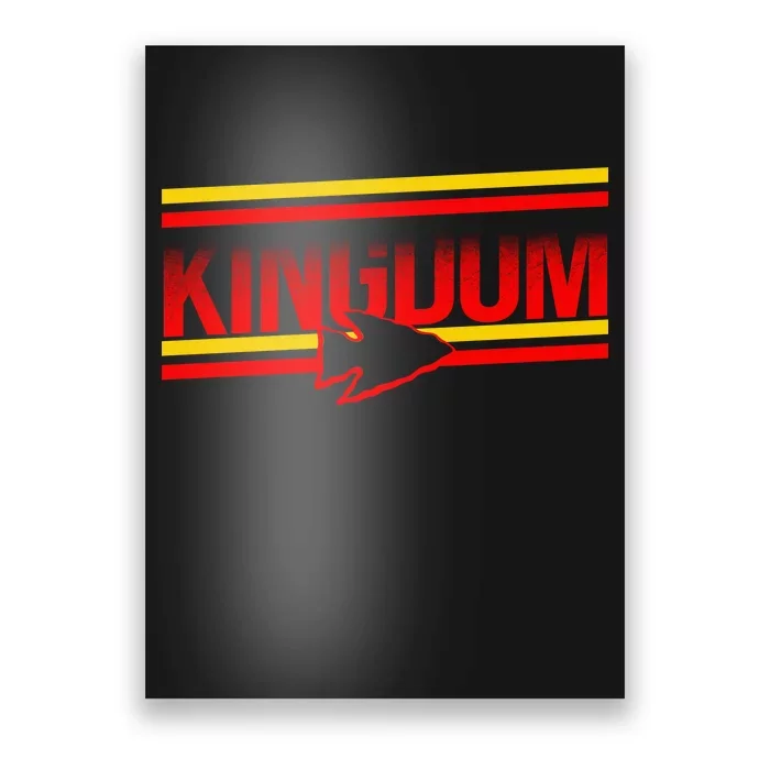 Kansas City KC Football Kingdom Arrowhead Poster