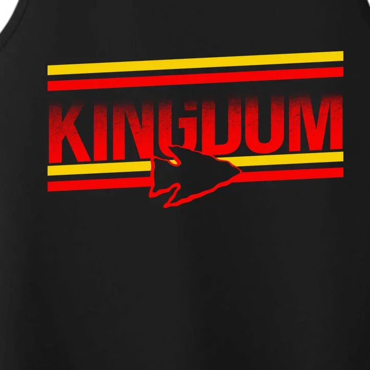 Kansas City KC Football Kingdom Arrowhead Performance Tank